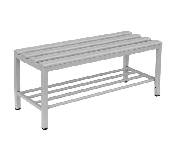 Sitzauflagen aus Kunststoff in grau
